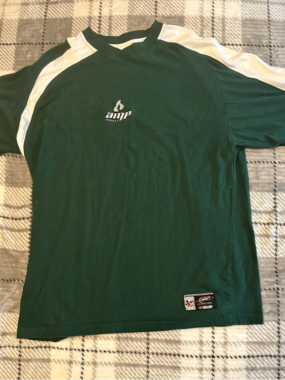 Dale Earnhardt Jr #88 Amp Energy Chase Authentics Y2K Racing Shirt Size Large